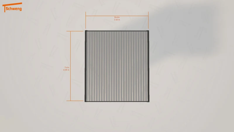 #DE Schweng Flachdachcarport C600 (ID pbdm3z) #MTG
