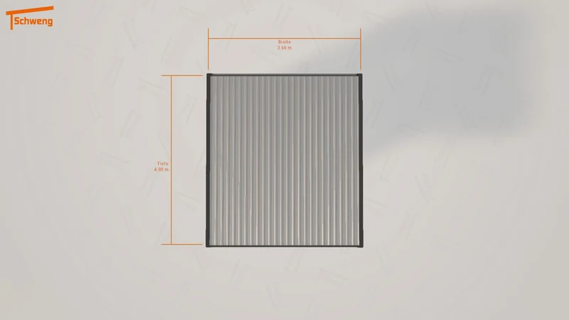 #DE Schweng Flachdachcarport C600 (ID bk7b85) #MTG