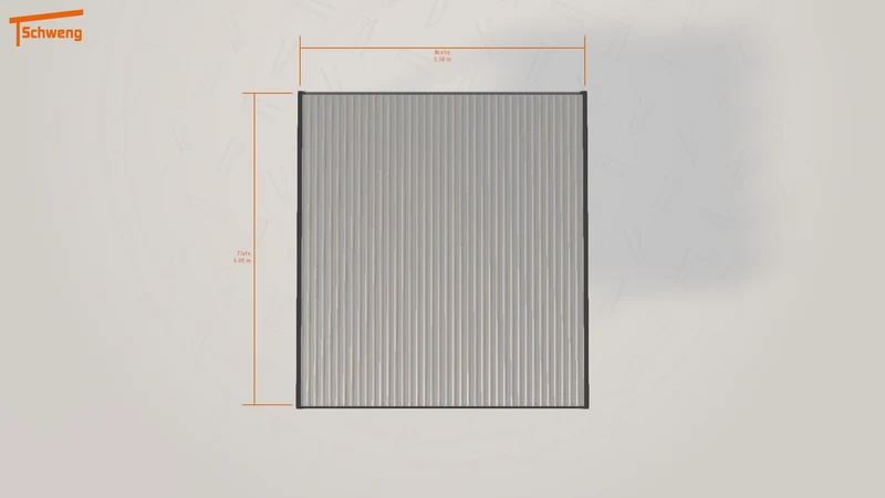 #DE Schweng Flachdachcarport C600 (ID zb482g)