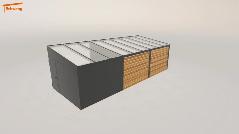 #DE Schweng Pultdachcarport S350 (ID 33k2z9)