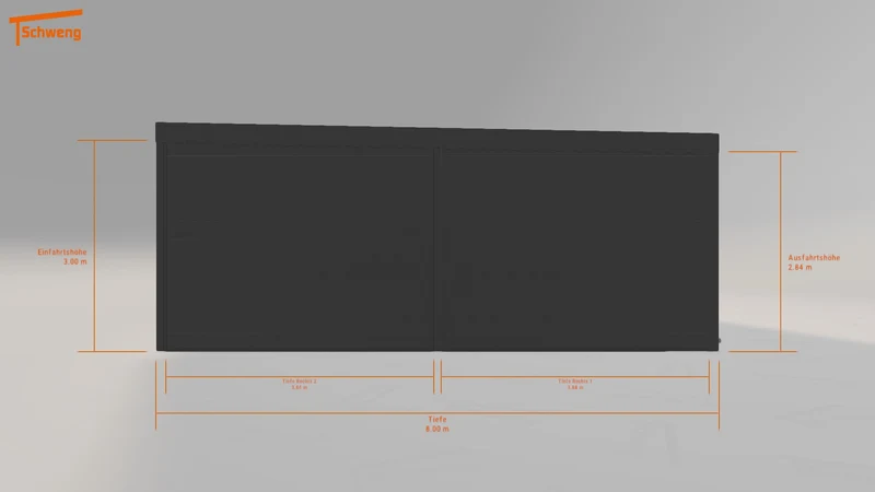 #DE Schweng Flachdachcarport C600+ (ID x734gb)