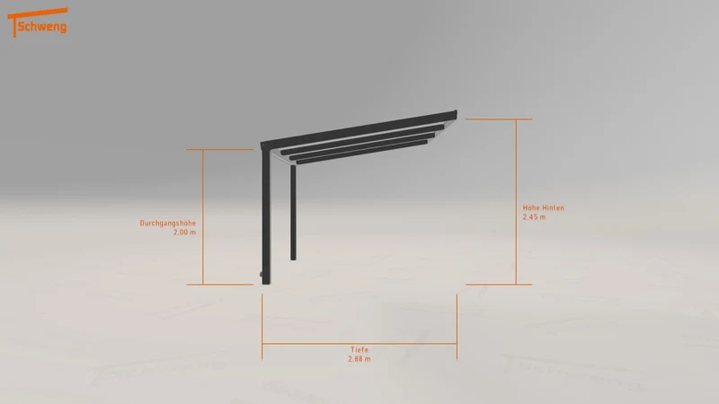 #DE Schweng Terrassenüberdachung S350 (ID yg2mv4)