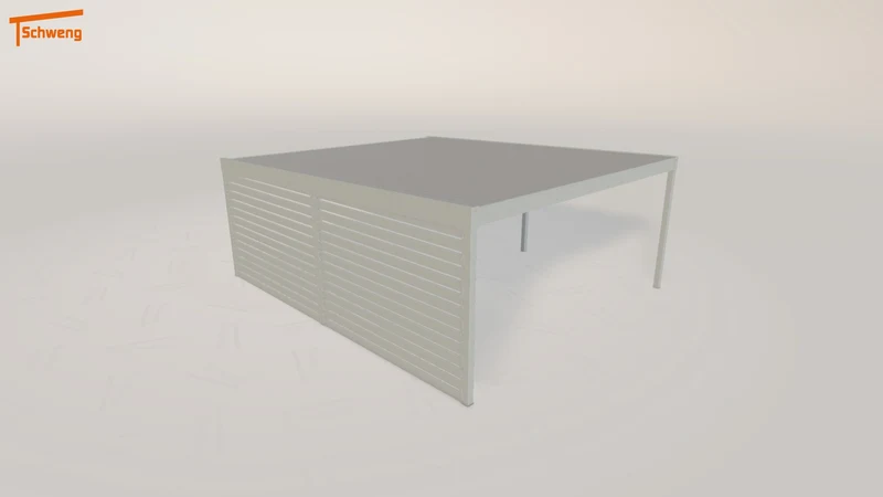 #DE Schweng Flachdachcarport C600+ (ID 5md77w)