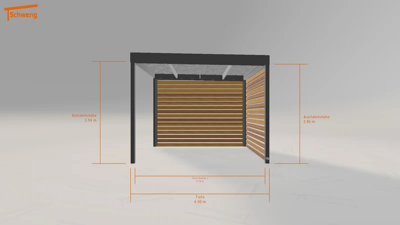 #DE Schweng Flachdachcarport C600 (ID 2qkvdr) #MTG