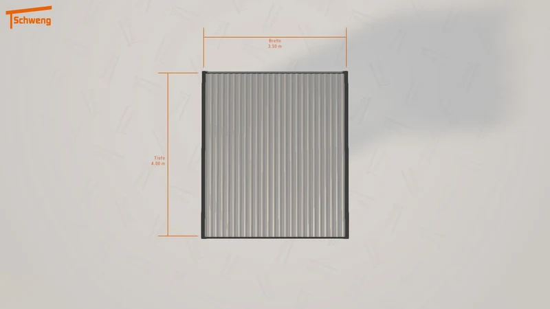 #DE Schweng Flachdachcarport C600 (ID 2qkvdr) #MTG