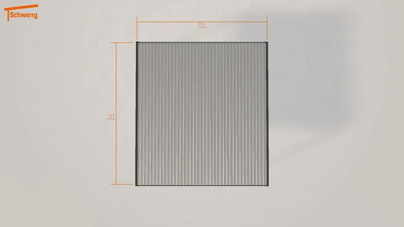 #DE Schweng Flachdachcarport C600 (ID qdnqp4) #MTG