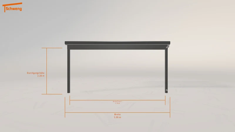 #DE Schweng Terrassenüberdachung S400 (ID k2gwkj)