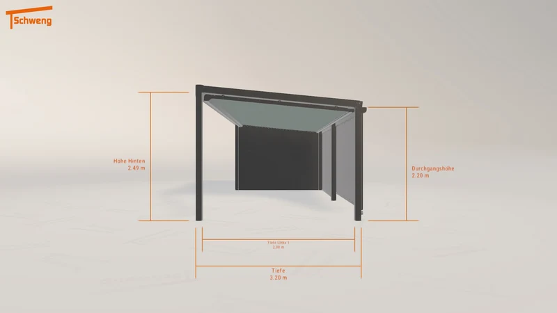 #DE Schweng Terrassenüberdachung S350 (ID pbd4bk)
