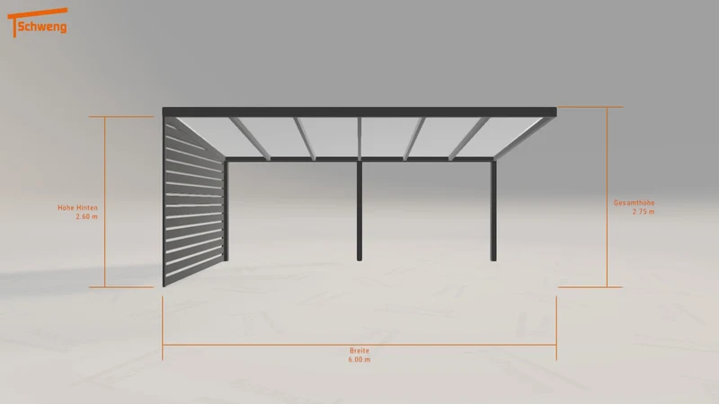 #DE Schweng Pultdachcarport S350 (ID jjndjy) #MTG