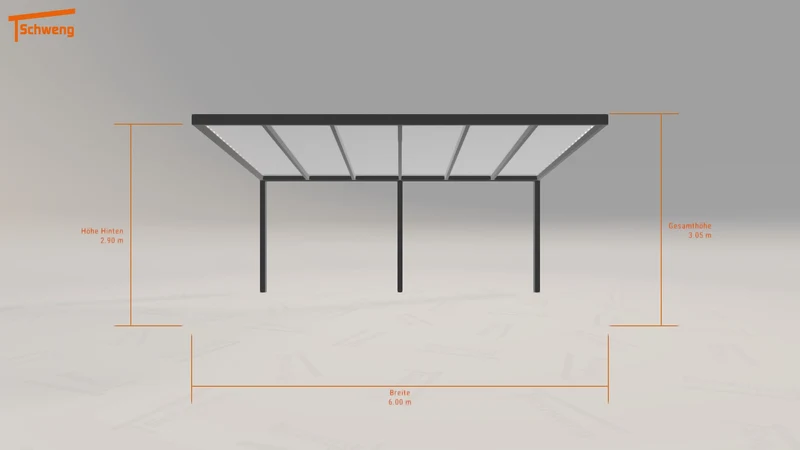 #DE Schweng Terrassenüberdachung S400 (ID 33kdg9)