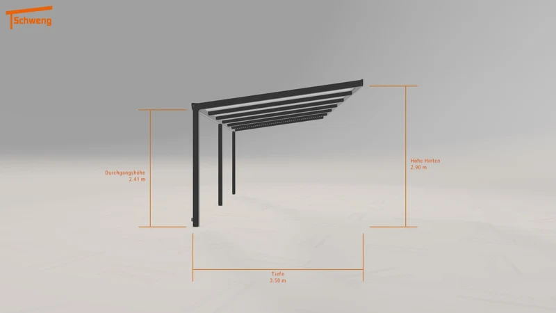 #DE Schweng Terrassenüberdachung S400 (ID 33kdg9)