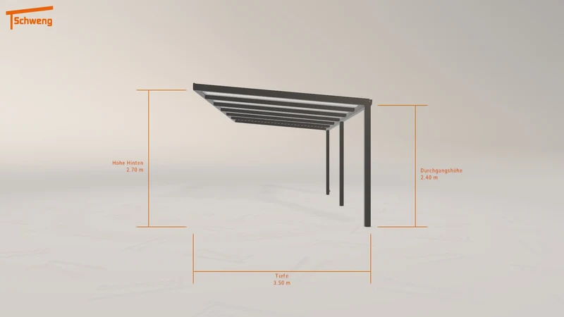 #DE Schweng Terrassenüberdachung S350 (ID jjnk4n)