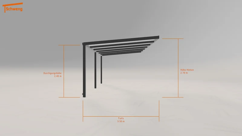 #DE Schweng Terrassenüberdachung S350 (ID jjnk4n)