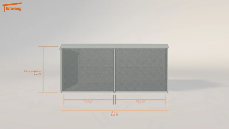 #DE Schweng Terrassenüberdachung S350 (ID qdnbxg)