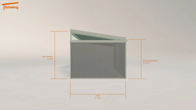 #DE Schweng Terrassenüberdachung S350 (ID qdnbxg)