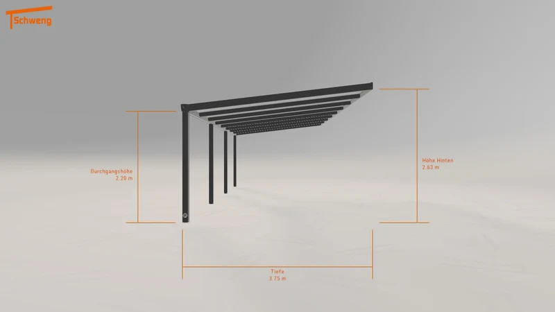 #DE Schweng Terrassenüberdachung S400 (ID n5n947)