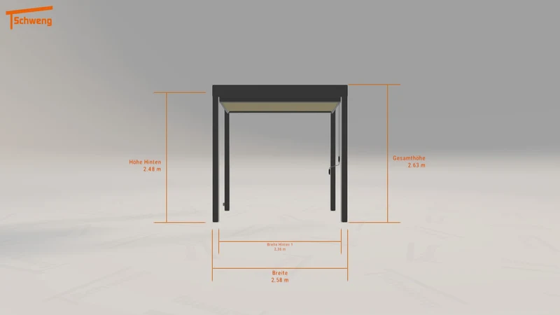 #DE Schweng Terrassenüberdachung S400 (ID mjqw8j)