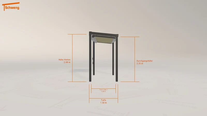 #DE Schweng Terrassenüberdachung S400 (ID mjqw8j)