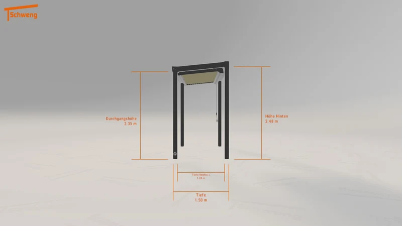 #DE Schweng Terrassenüberdachung S400 (ID mjqw8j)