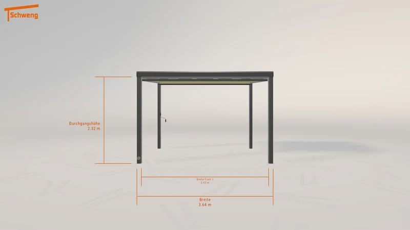 #DE Schweng Terrassenüberdachung S400 (ID w3p48w)