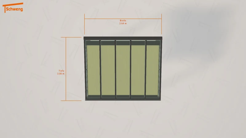 #DE Schweng Terrassenüberdachung S400 (ID w3p48w)