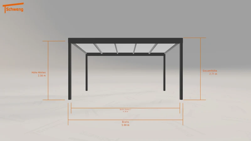 #DE Schweng Terrassenüberdachung S350 (ID 2qkvqj)
