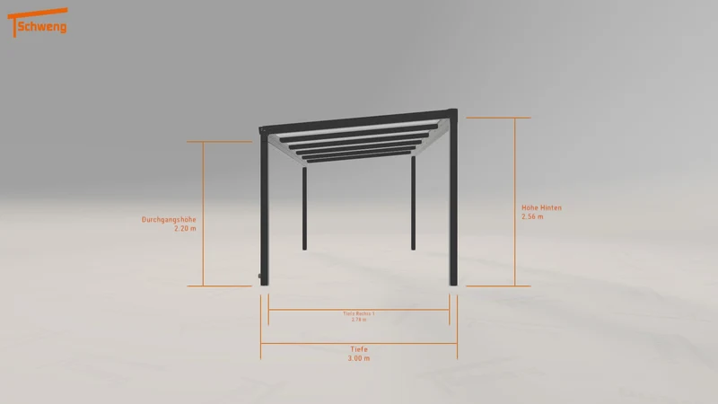 #DE Schweng Terrassenüberdachung S350 (ID 2qkvqj)