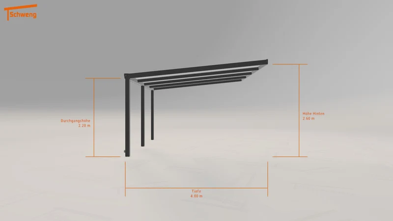 #DE Schweng Terrassenüberdachung S400 (ID 2qk3jw)