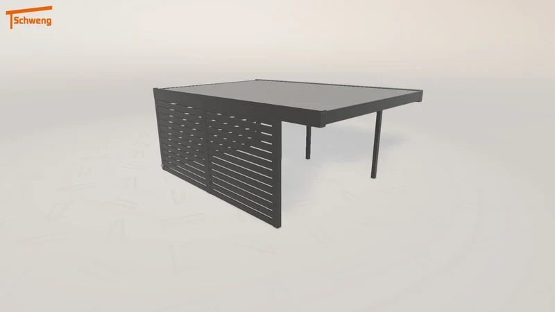 #AT Schweng Flachdachcarport C600 (ID bk7yj2)