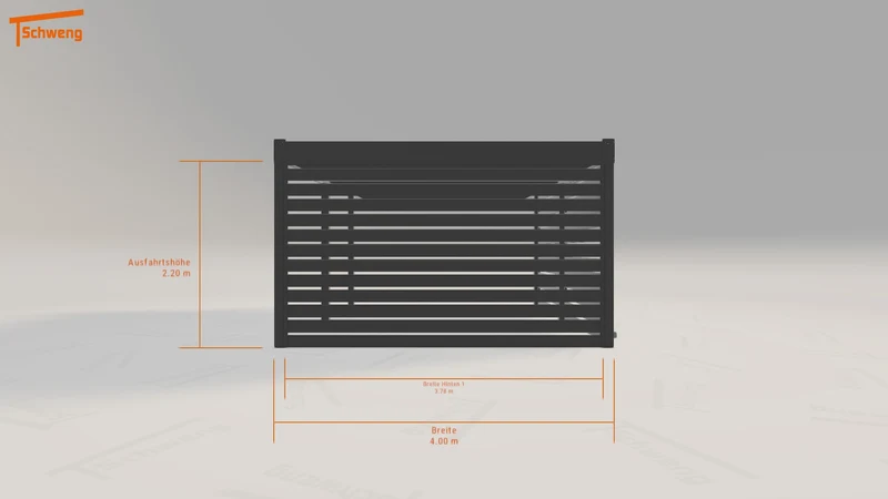 #AT Schweng Flachdachcarport C600 (ID bk7yj2)