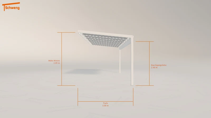 #DE Schweng Terrassenüberdachung S350 (ID 5mdrgk)