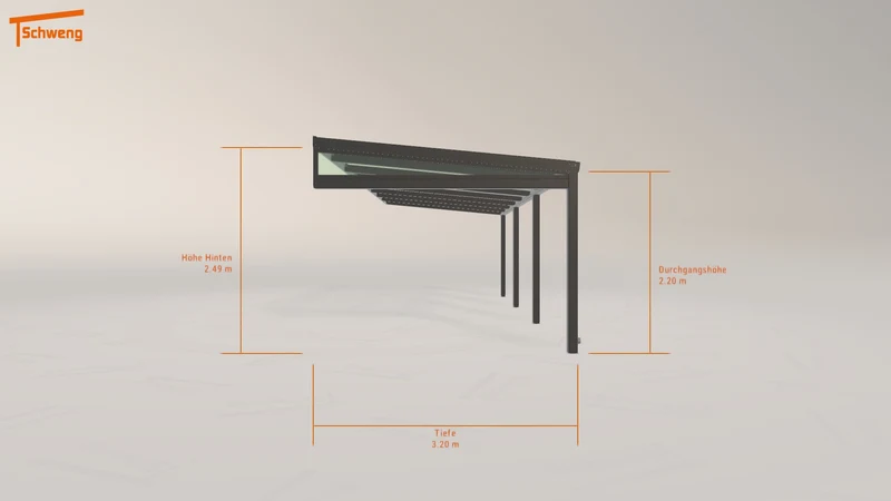 #DE Schweng Terrassenüberdachung S350 (ID 85yqkm)