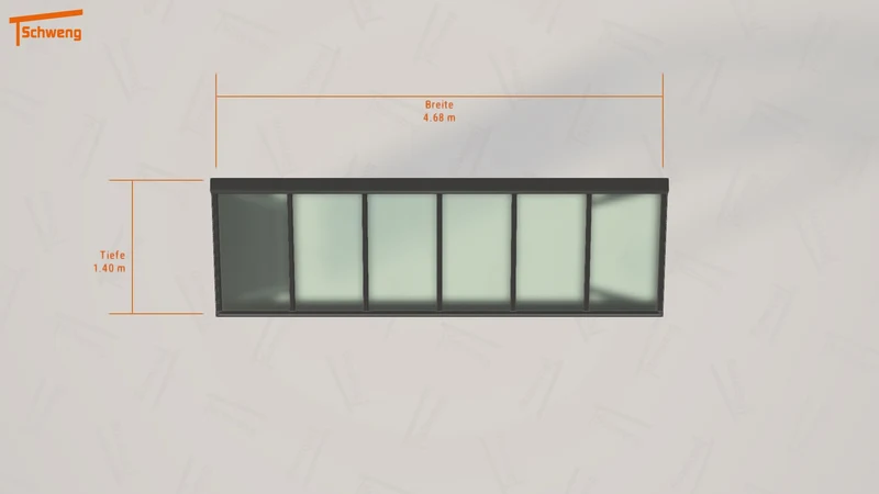 #DE Schweng Terrassenüberdachung S350 (ID n5nw25)