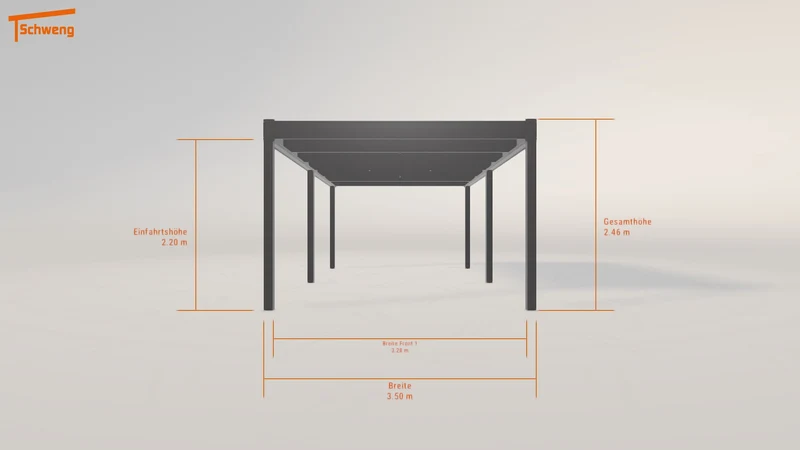 #DE Schweng Flachdachcarport C600 (ID bk7bw3) #MTG
