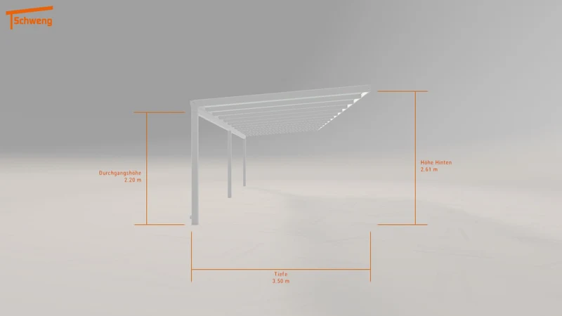 #DE Schweng Terrassenüberdachung S350 (ID mjqmz8)