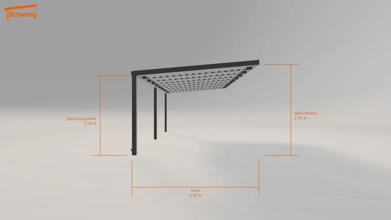 #DE Schweng Terrassenüberdachung S350 (ID jjn7zx)