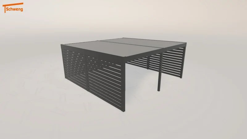 #DE Schweng Flachdachcarport C600 (ID n5nqd7) #MTG