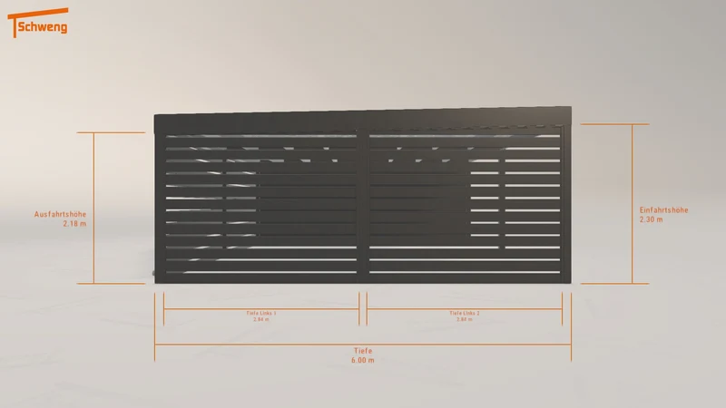 #DE Schweng Flachdachcarport C600 (ID n5nqd7) #MTG