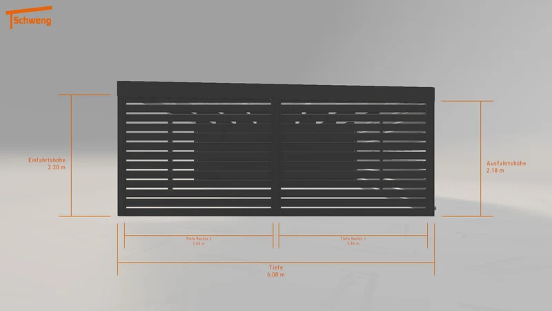#DE Schweng Flachdachcarport C600 (ID n5nqd7) #MTG