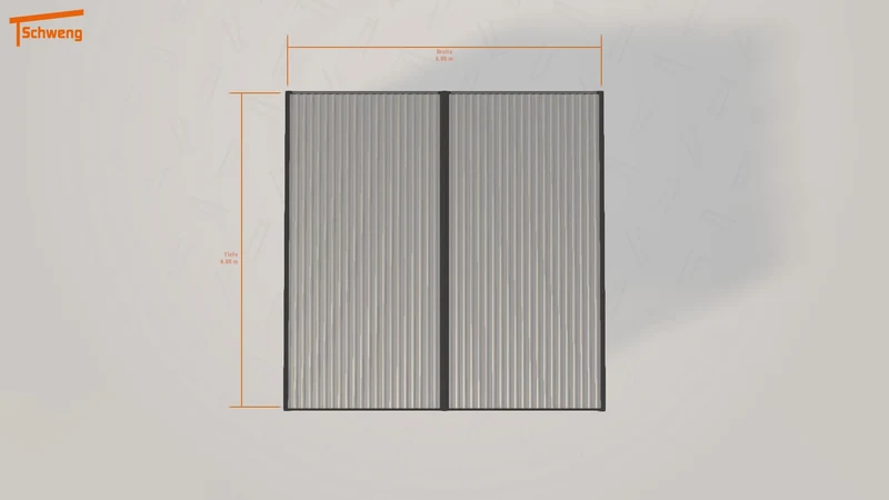 #DE Schweng Flachdachcarport C600 (ID n5nqd7) #MTG