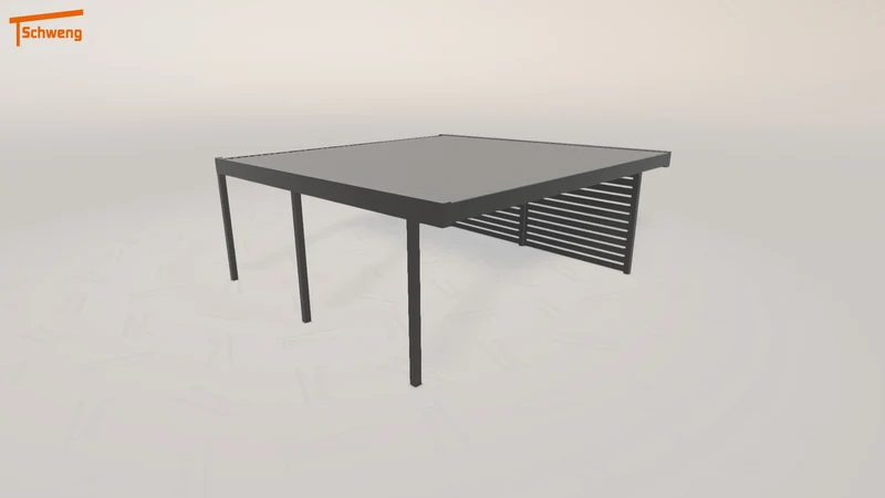 #DE Schweng Flachdachcarport C600+ (ID 9w52y8) #MTG