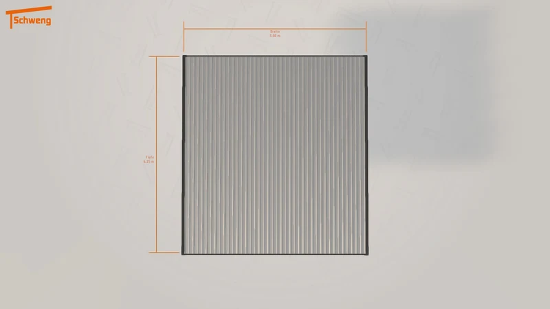 #DE Schweng Flachdachcarport C600+ (ID n5ng9y) #MTG