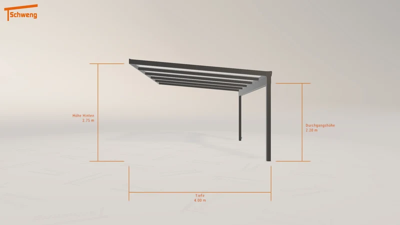 #DE Schweng Terrassenüberdachung S400 (ID 42krrv)