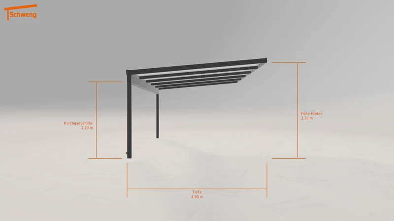 #DE Schweng Terrassenüberdachung S400 (ID 42krrv)