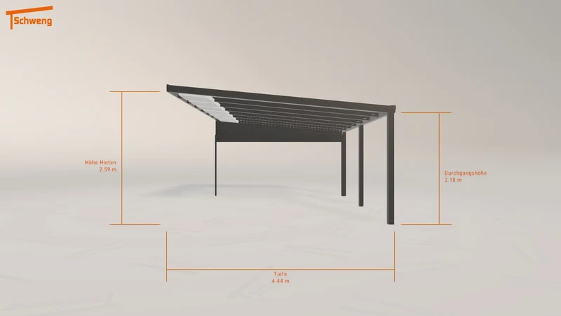 #DE Schweng Terrassenüberdachung S400 (ID 85y885)