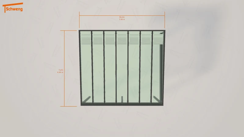 #DE Schweng Terrassenüberdachung S400 (ID 85y885)