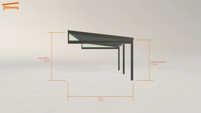 #DE Schweng Terrassenüberdachung S350 (ID 2qk2qw)