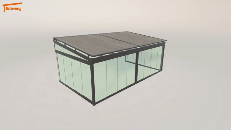 #DE Schweng Terrassenüberdachung S400 (ID rjwqbz)