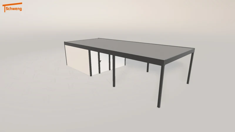 #DE Schweng Flachdachcarport C600 (ID w37wgv) #MTG