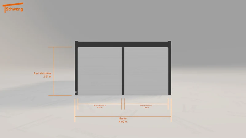 #DE Schweng Flachdachcarport C600 (ID w37wgv) #MTG